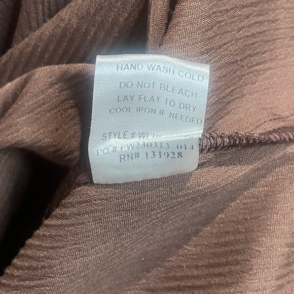 NEW Oversized Corduroy Shacket Jacket Size S / M Brown Button Up Front Pocket - Picture 5 of 5